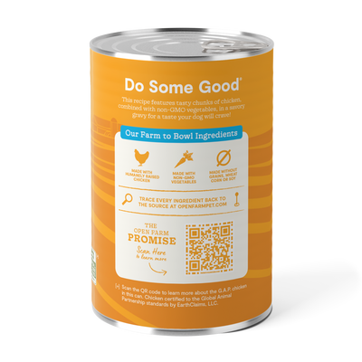 Open Farm Chicken Hearty Stew, Wet Dog Food, 12.5oz Case of 12