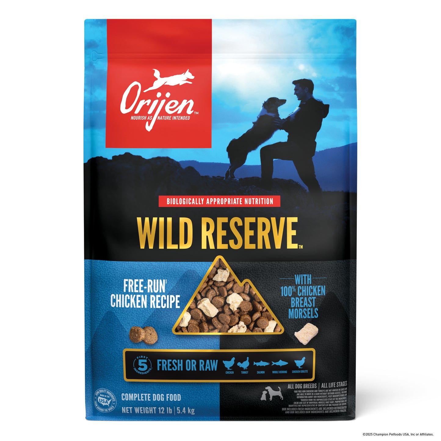 Orijen Wild Reserve Free-Run Chicken Recipe, Dry Dog Food