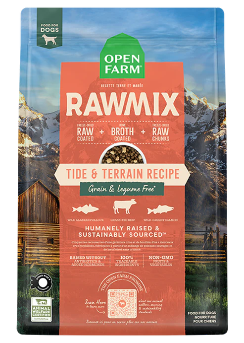 Open Farm Tide & Terrain Grain-Free Rawmix, Dry Dog Food
