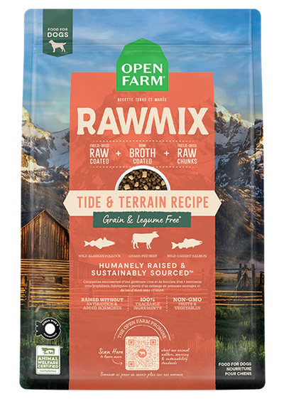 Open Farm Tide & Terrain Grain-Free Rawmix, Dry Dog Food