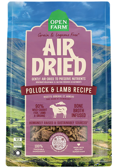 Open Farm Pollock & Lamb Recipe, Air-Dried Dog Food
