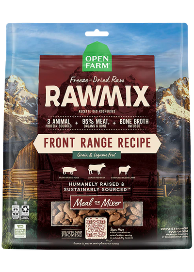 Open Farm RawMix Front Range Freeze Dried Raw Recipe, Dog Food, 13.5-oz Bag