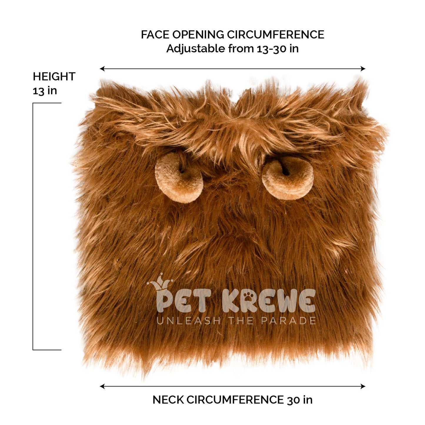 Pet Krewe Lion Mane, Dog & Cat Costume