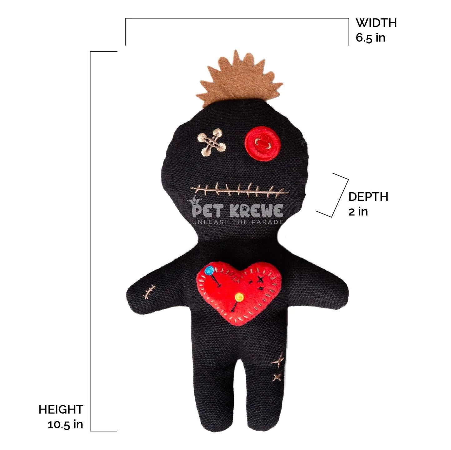 Pet Krewe Voodoo Doll, Dog Toy