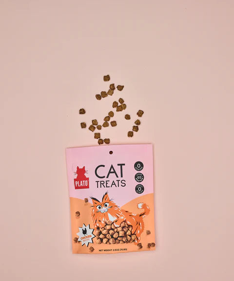Plato Air-Dried Chicken, Cat Treat, 2.5-oz Bag