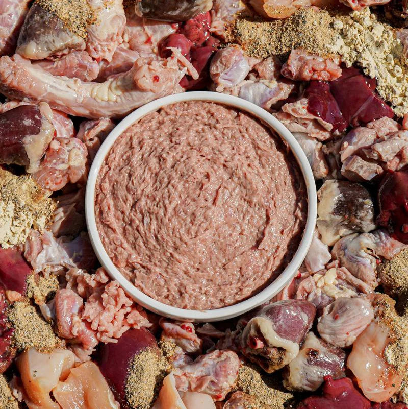 Oma's Pride Purr Complete Cat Turkey Recipe, Frozen Raw Cat Food