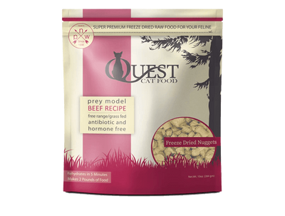 Steve's Quest Beef Nuggets 10-oz, Freeze-Dried Cat Food