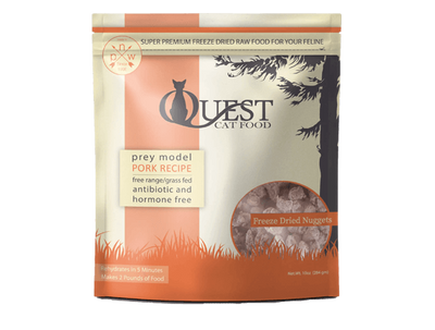 Steve's Quest Pork Nuggets 10-oz, Freeze-Dried Cat Food