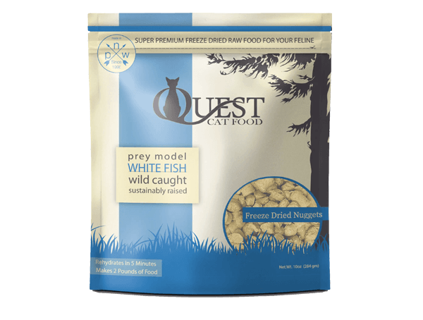 Steve's Quest Whitefish Nuggets 10-oz, Freeze-Dried Cat Food