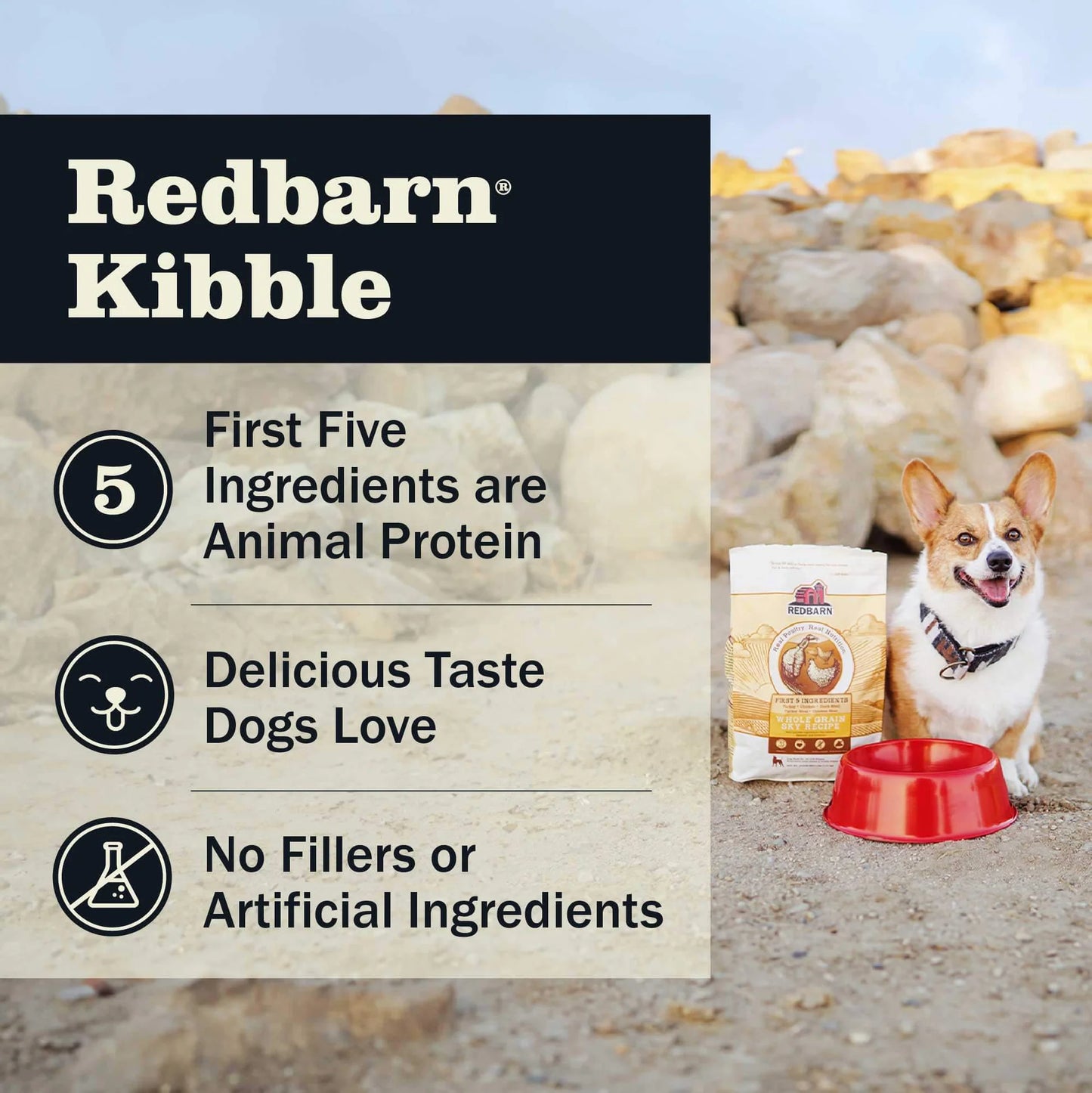 Redbarn Grain Free Sky Recipe, Dry Dog Food