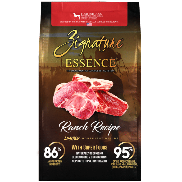 Zignature Essence LIR Ranch dry dog food for healthy adult dogs