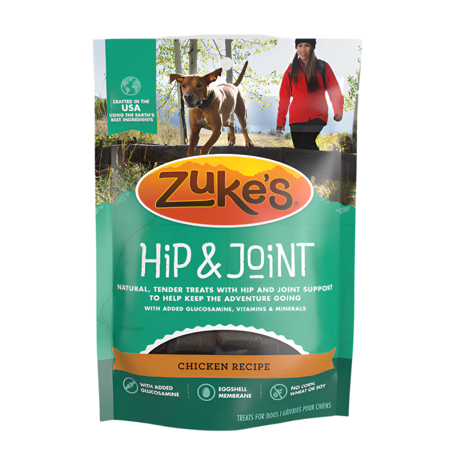 Zuke's Hip & Joint Chicken Recipe, Dog Treat, 16-oz Bag