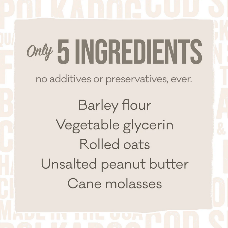 Polkadog Wonder Nuggets Peanut Butter, Dog Treats, 2.5-oz Tube