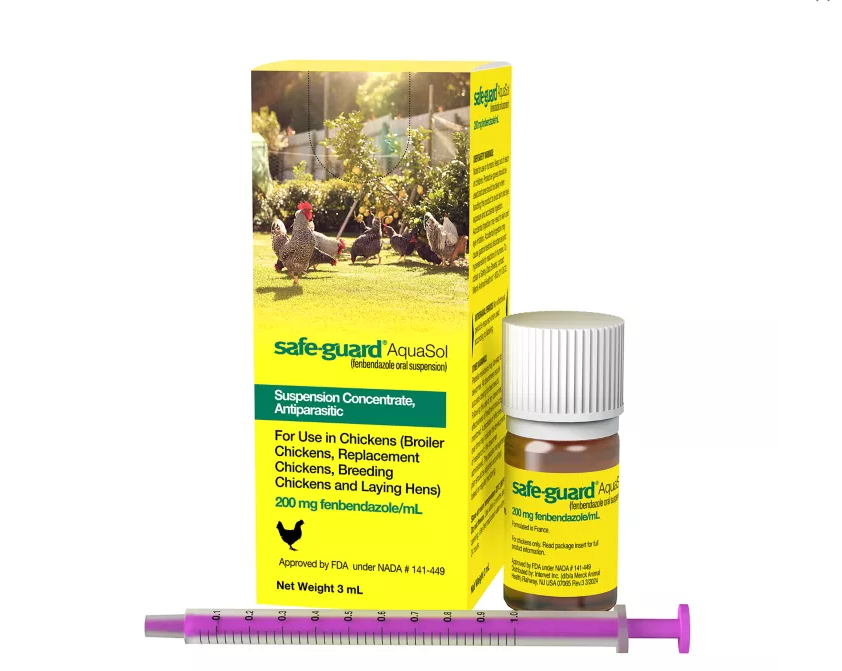 Safe-Guard Aquasol Dewormer for Chickens, 3 mL