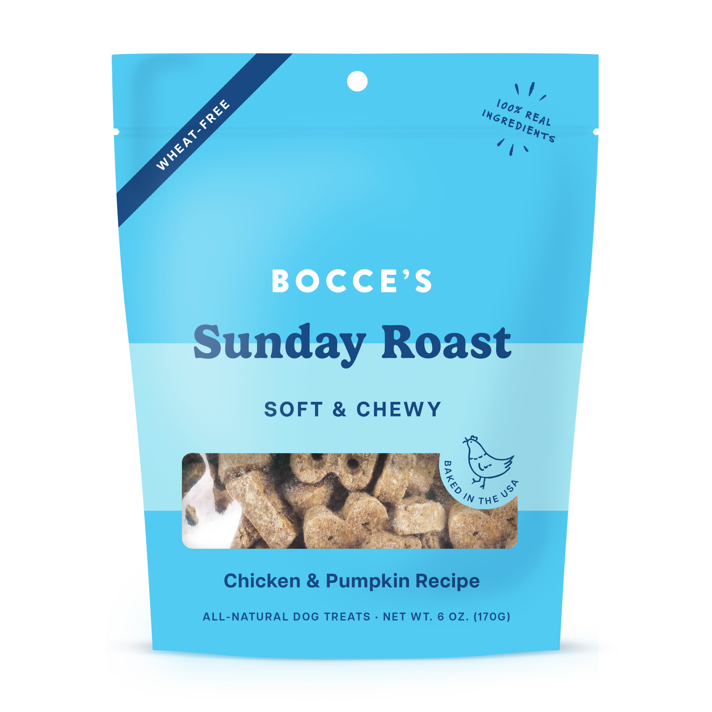 Bocce's Bakery Sunday Roast Soft & Chewy 6-oz, Dog Treat