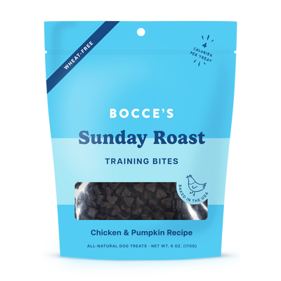 Bocce's Bakery Sunday Roast Training Bites 6-oz, Dog Treat