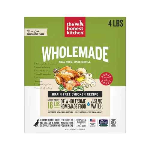 The Honest Kitchen Wholemade Grain Free Chicken, Dehydrated Dog Food
