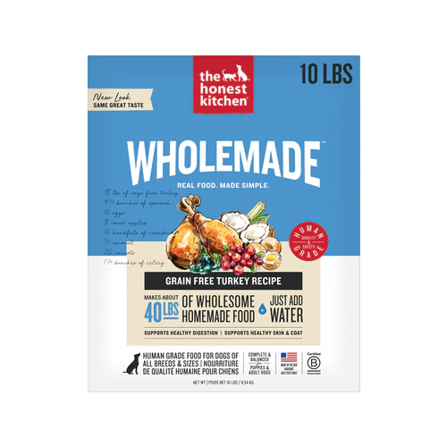 The Honest Kitchen Grain Free Turkey Recipe Dehydrated Dog Food, 10-lb Box