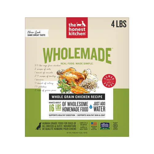 The Honest Kitchen Wholemade Whole Grain Chicken, Dehydrated Dog Food