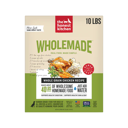 The Honest Kitchen Wholemade Whole Grain Chicken, Dehydrated Dog Food