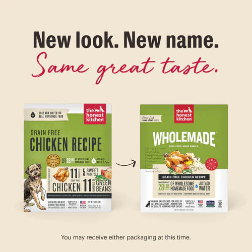 The Honest Kitchen Wholemade Grain Free Chicken, Dehydrated Dog Food