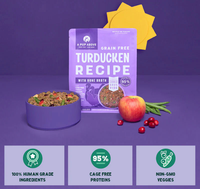 A Pup Above Turducken, Gently Cooked Dog Food
