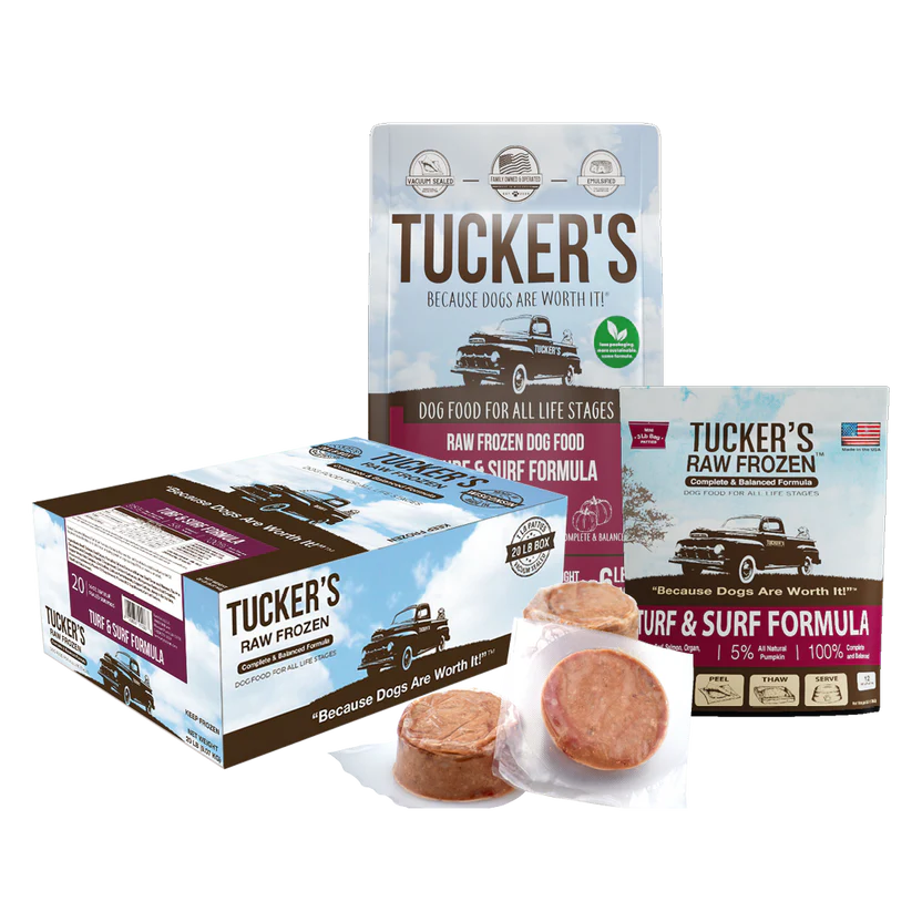 Tucker's Turf & Surf Diet, Frozen Raw Dog Food