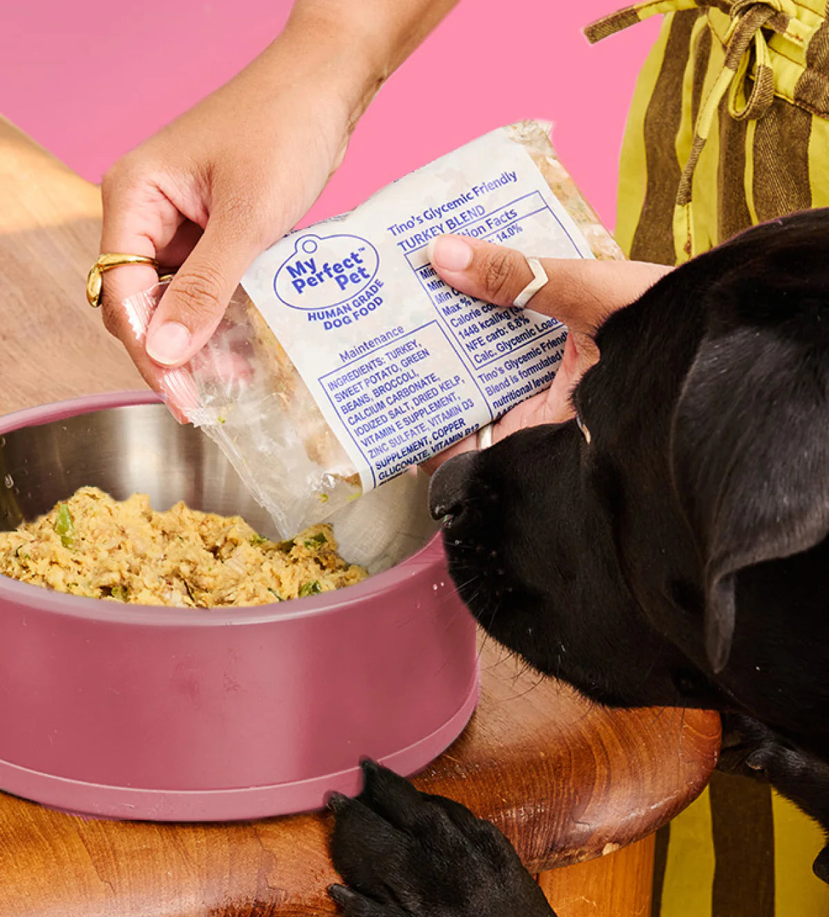 My Perfect Pet Tino’s Glycemic Friendly Turkey Blend, Gently Cooked Dog Food