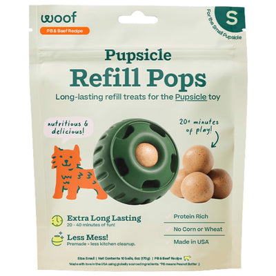 Woof Pupsicle Pops - Peanut Butter & Beef Recipe