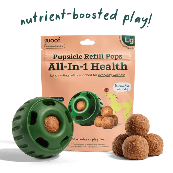 Woof Pupsicle Pops - All-in-1 Wellness Recipe