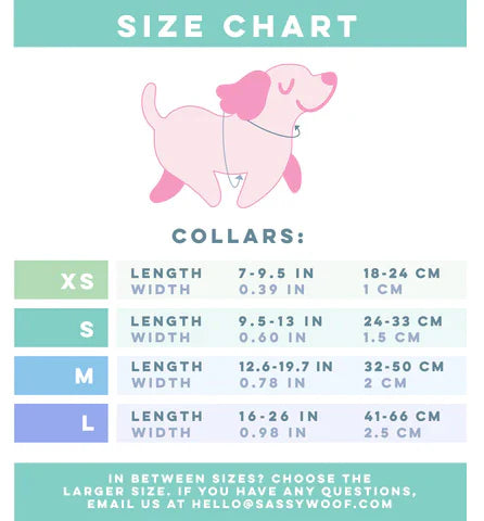 Sassy Woof Disney's Cinderella Dog Collar