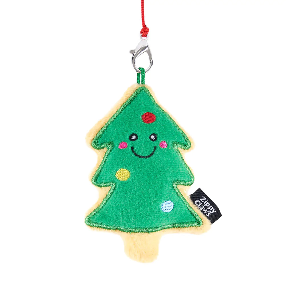 ZippyClaws® Holiday ZippyStick – Santa with Cookies & Milk, Cat Toy