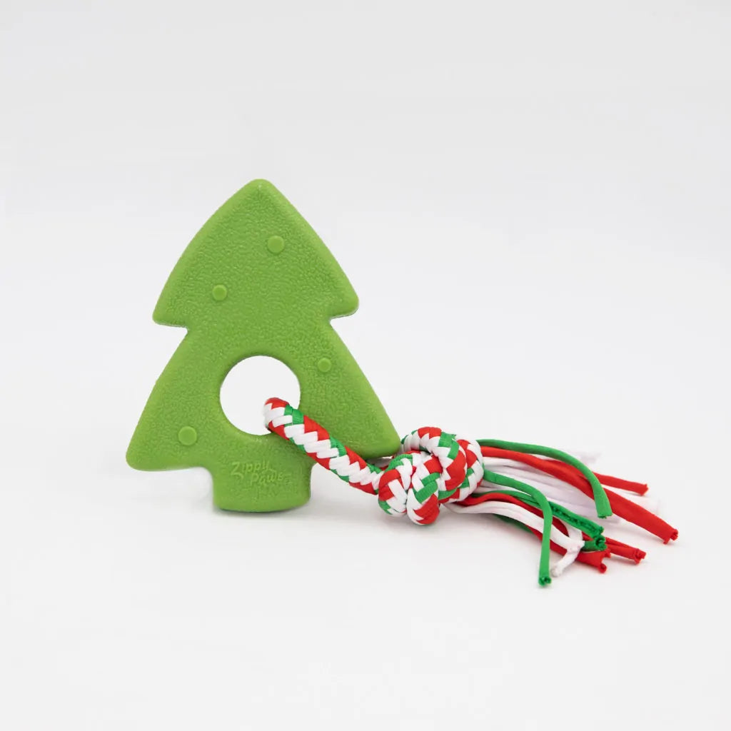 Zippy Paws Holiday ZippyTuff Teetherz – Christmas Tree, Dog Toy