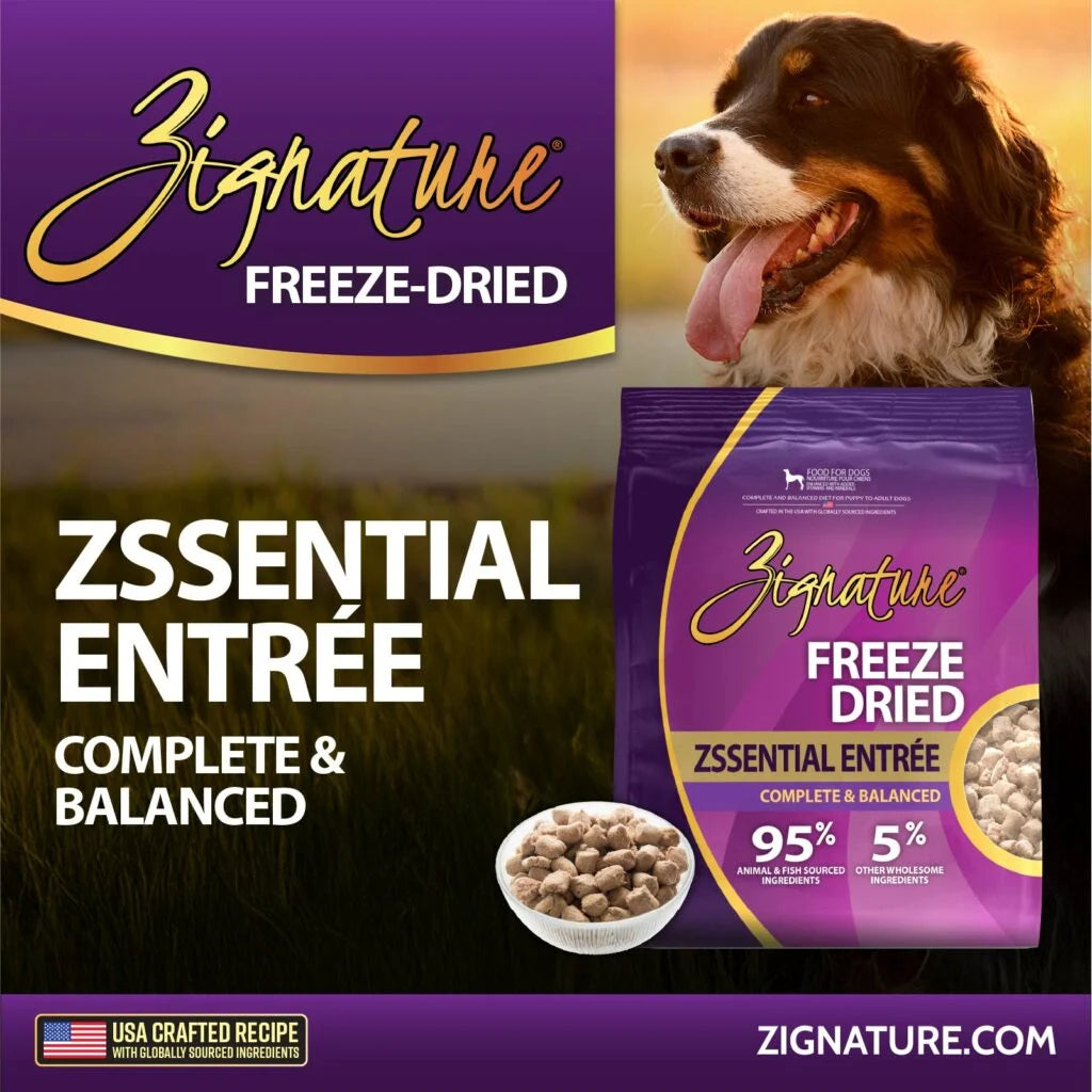 Zignature Original Zssentuals Entree, Freeze-Dried Raw Dog Food