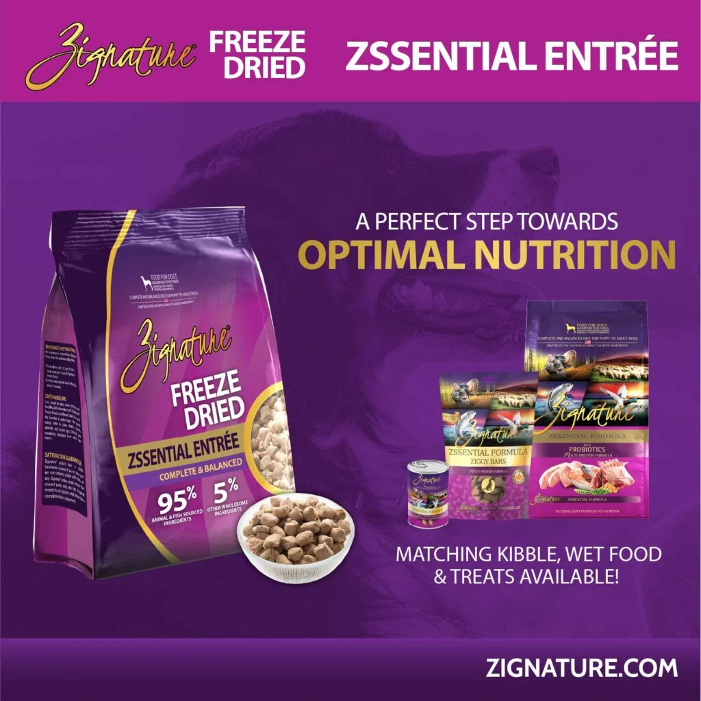 Zignature Original Zssentuals Entree, Freeze-Dried Raw Dog Food