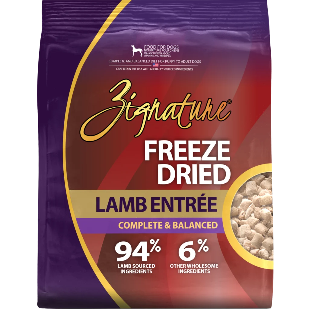 Zignature Original Lamb Entree, Freeze-Dried Raw Dog Food
