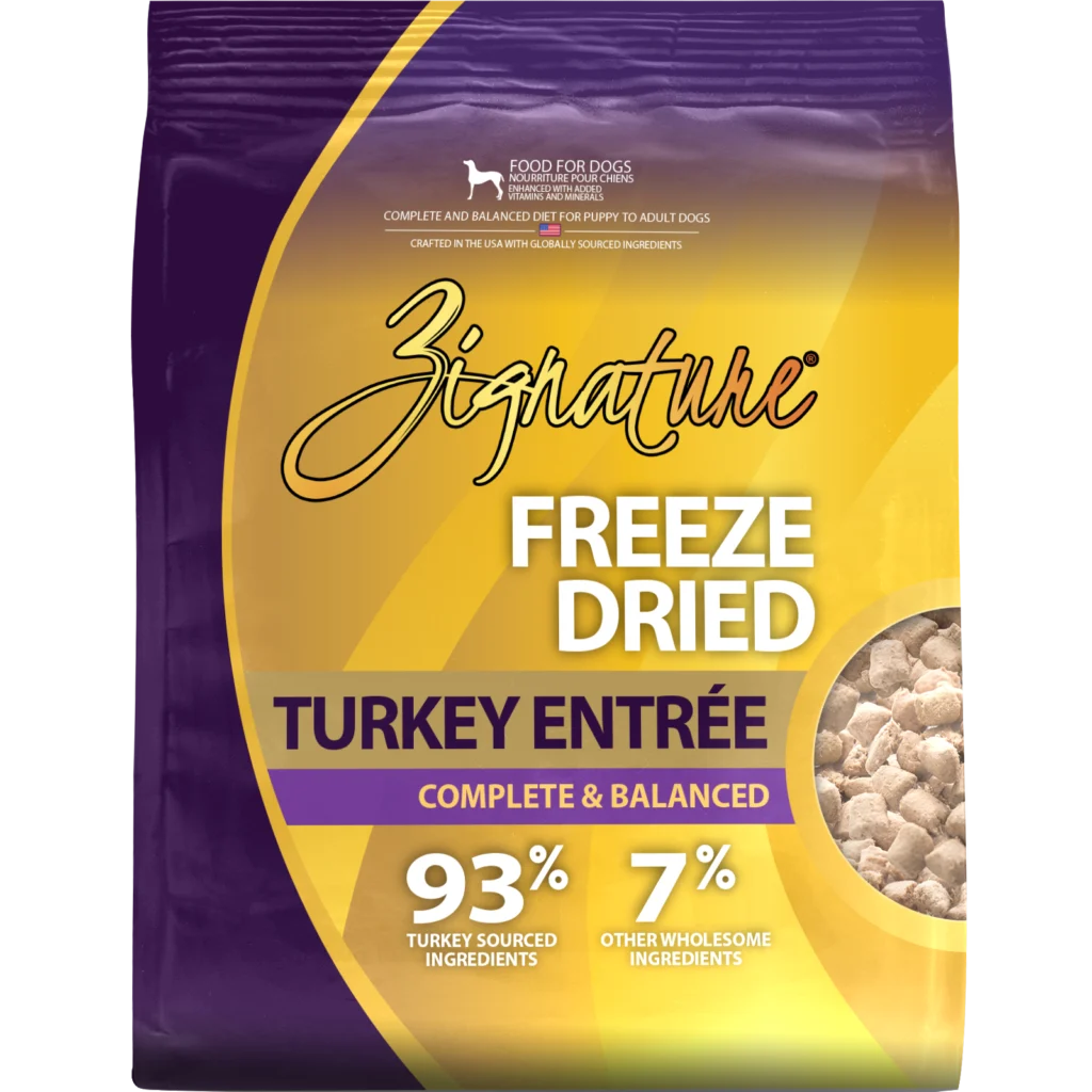 Zignature Original Turkey Entree, Freeze-Dried Raw Dog Food