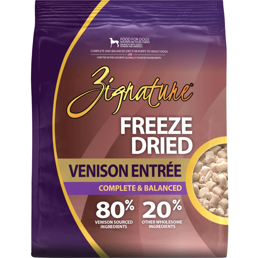 Zignature Original Venison Entree, Freeze-Dried Raw Dog Food