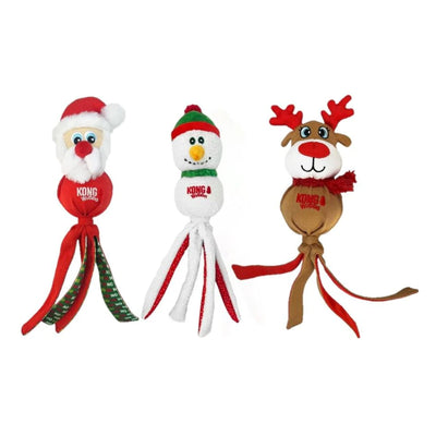 KONG Holiday Large Wubba, Assorted, Dog Toy