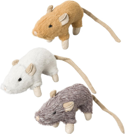 Spot House Mouse Helen With Catnip 4-Inch, Assorted, Cat Toy