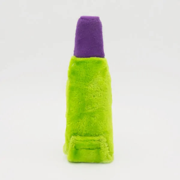Zippy Paws Halloween Happy Hour Crusherz Frankenstein Wine, Dog Toy