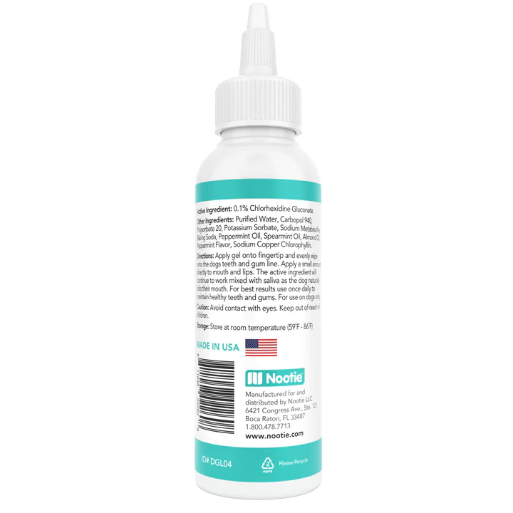 Nootie Antimicrobial Dental Gel 4-oz, For Dogs