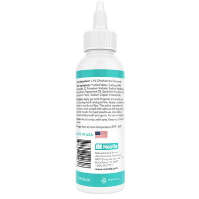 Nootie Antimicrobial Dental Gel 4-oz, For Dogs
