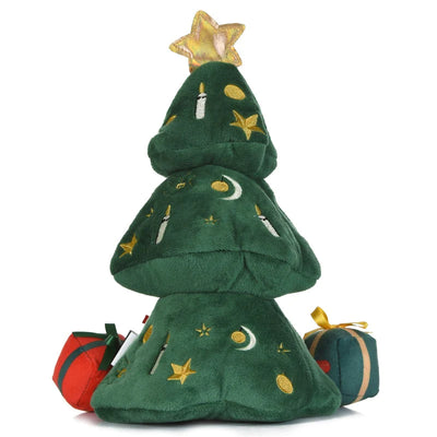 Fetch!...for Pets! Harry Potter: 10-Inch Holiday Tree Burrow Plush House Present, Dog Toy
