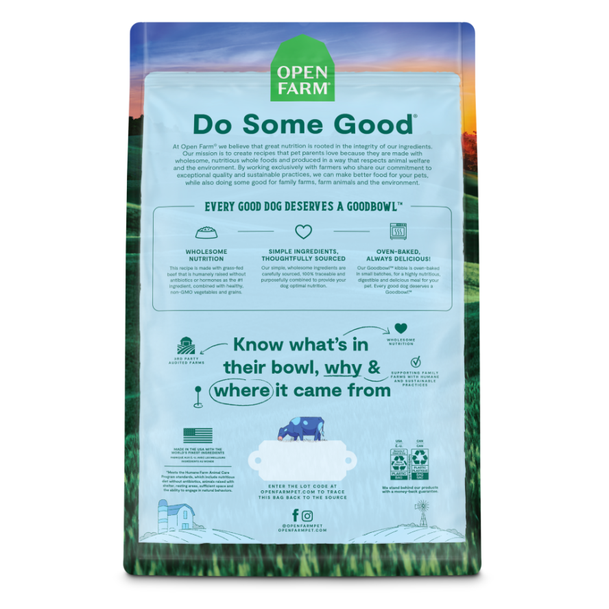 Open Farm Goodbowl Beef & Brown Rice Recipe, Dry Dog Food
