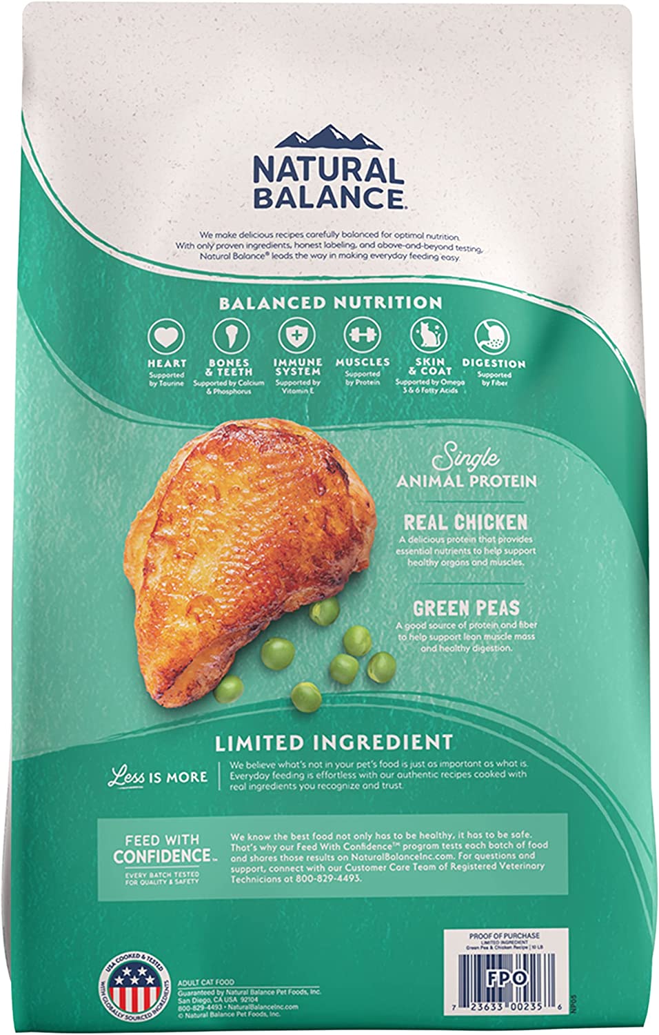 Natural Balance Limited Ingredient Grain Free Chicken Green Pea