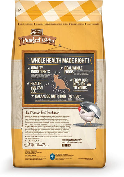 Merrick Purrfect Bistro Grain Free Real Chicken &Sweet Potato Recipe, Dry Cat Food