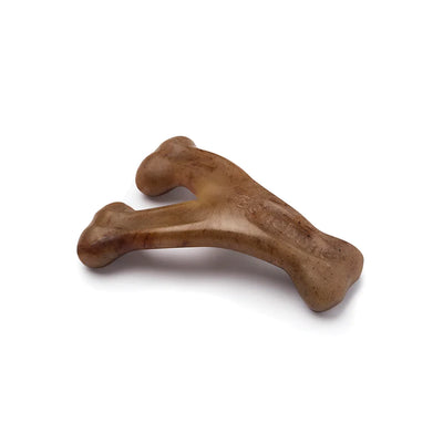 Benebone Giant Bacon Wishbone, Dog Toy