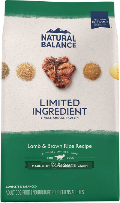 Natural Balance® Limited Ingredient Diets® Lamb & Brown Rice Adult Formula, Dry Dog Food