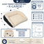 HuggleHounds Scout Perfect Bolster Dog Bed